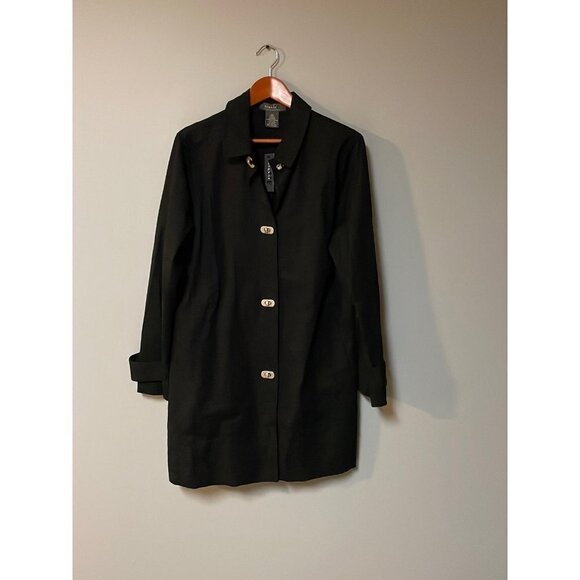George Jackets & Blazers - NEW Womens Size L Black George Jacket